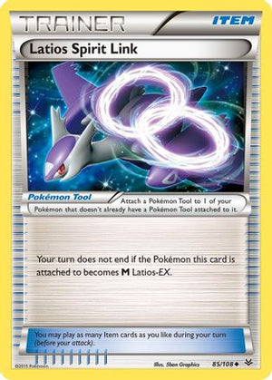 Latios Spirit Link 85/108 - XY  Roaring Skies Reverse Holofoil - Poke-Collect