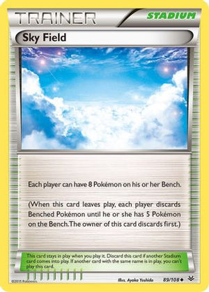 Sky Field 89/108 - Roaring Skies Reverse Holofoil - Poke-Collect