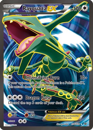 Rayquaza EX (104 Full Art) 104/108 - XY  Roaring Skies Holofoil - Poke-Collect