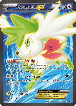Shaymin-EX 106/108 - Roaring Skies Holofoil - Poke-Collect