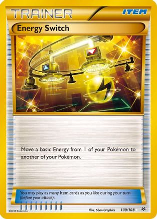 Energy Switch 109/108 - XY  Roaring Skies Holofoil - Poke-Collect