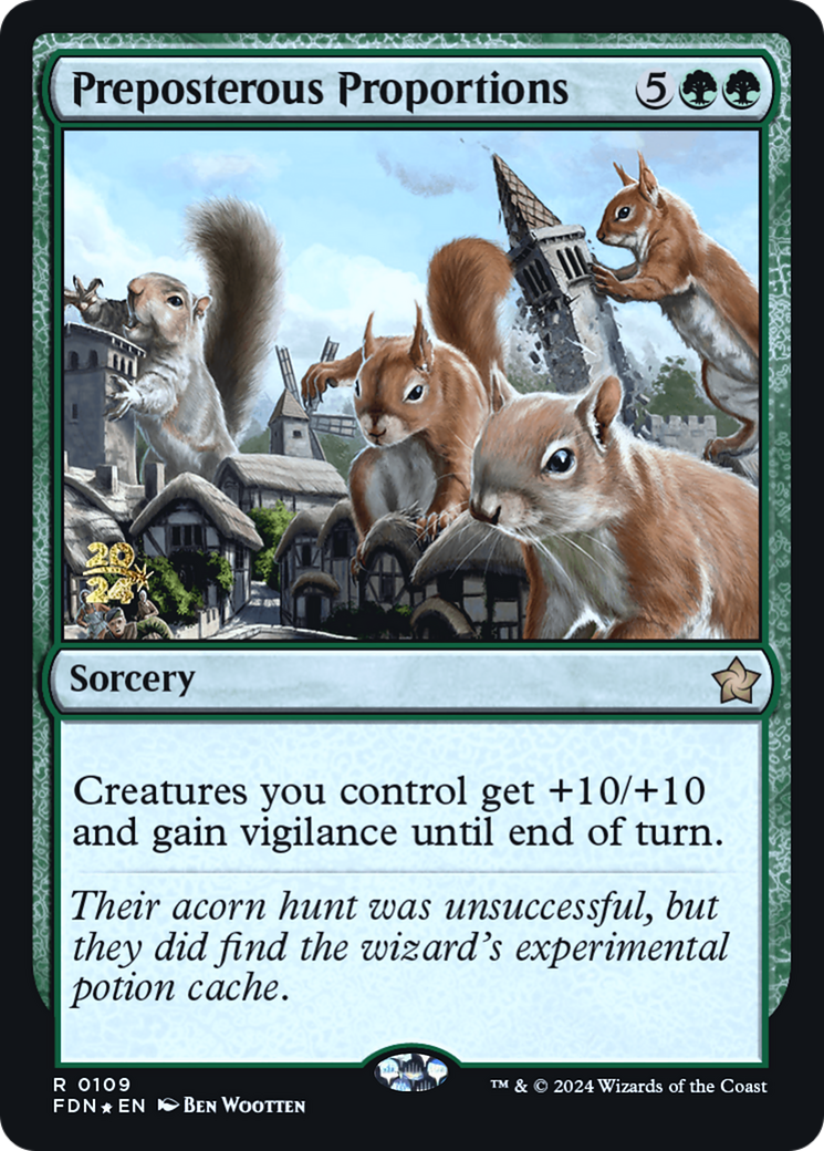 Preposterous Proportions (PRE-109) - Foundations Promos Foil