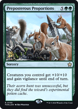 Preposterous Proportions (PRE-109) - Foundations Promos Foil