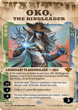 Oko, the Ringleader (OTJ-296) - Outlaws of Thunder Junction: (Showcase) (Borderless) - Poke-Collect