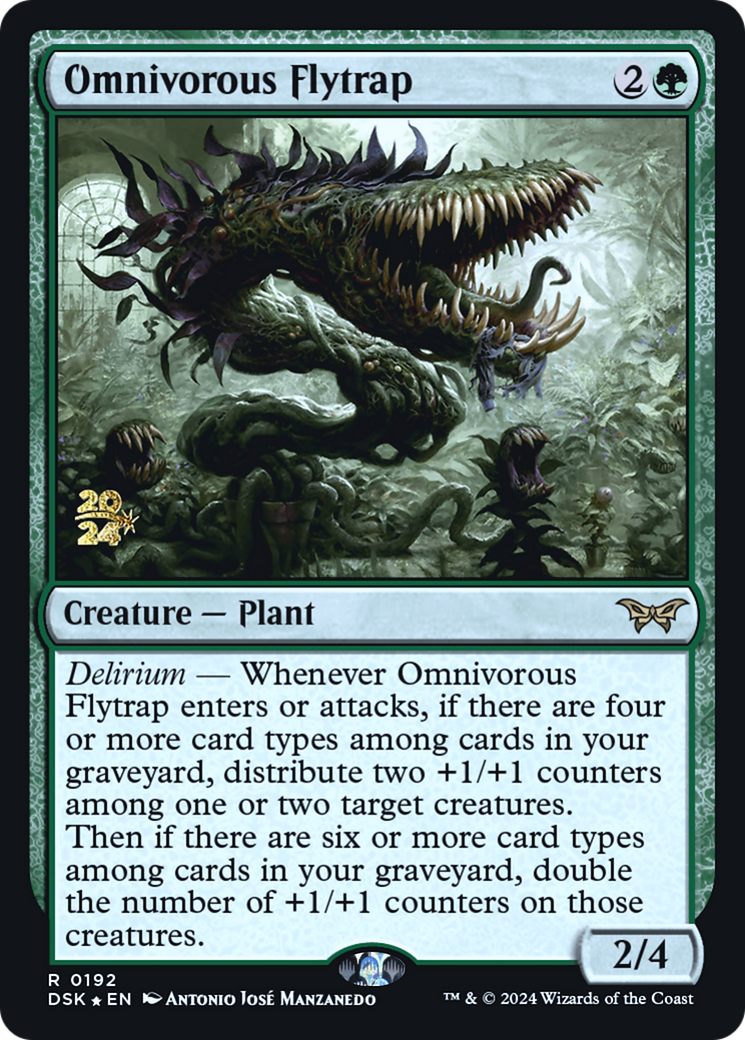Omnivorous Flytrap (PRE-192) - Duskmourn: House of Horror Promos Foil - Poke-Collect