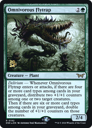Omnivorous Flytrap (PRE-192) - Duskmourn: House of Horror Promos Foil - Poke-Collect