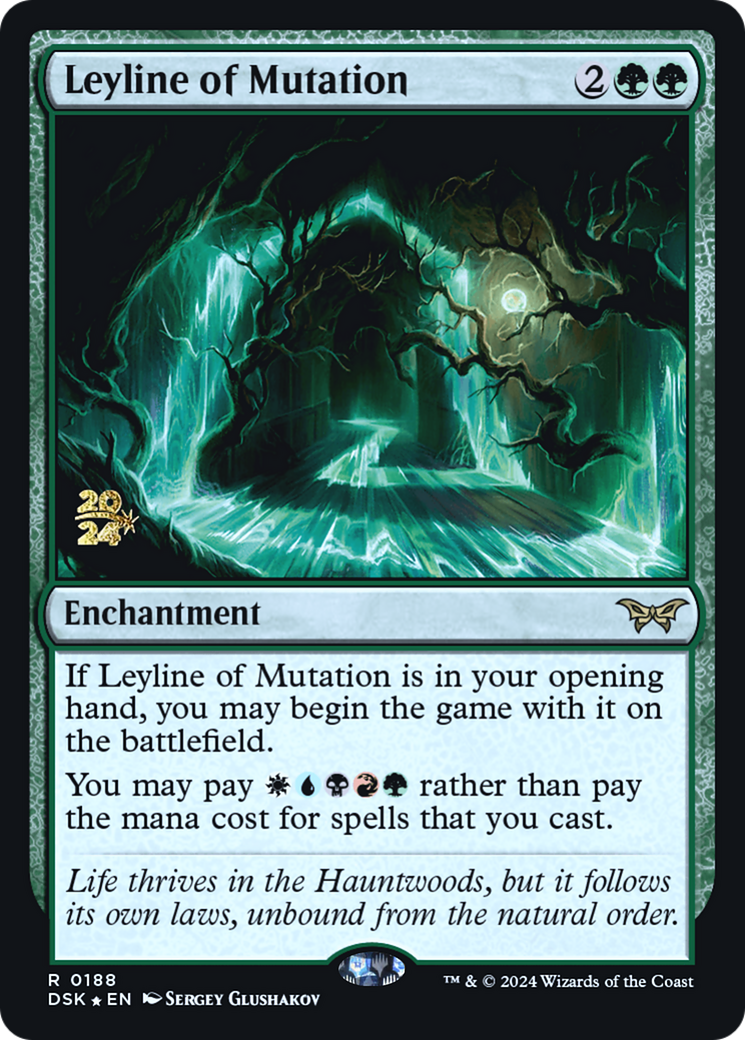 Leyline of Mutation (PRE-188) - Duskmourn: House of Horror Promos Foil - Poke-Collect