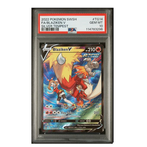 Blaziken V Silver Tempest #TG14 PSA 10