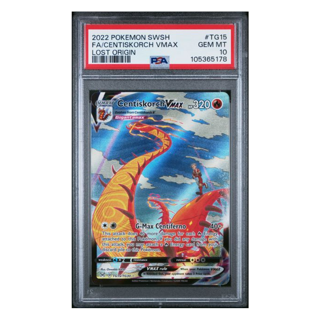 Centiskorch VMAX FA Lost Origin #TG15 PSA 10