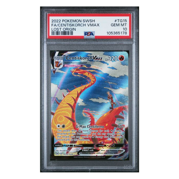 Centiskorch VMAX FA Lost Origin #TG15 PSA 10 - Poke-Collect