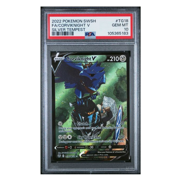 Corviknight V FA Silver Tempest #TG18 PSA 10 - Poke-Collect