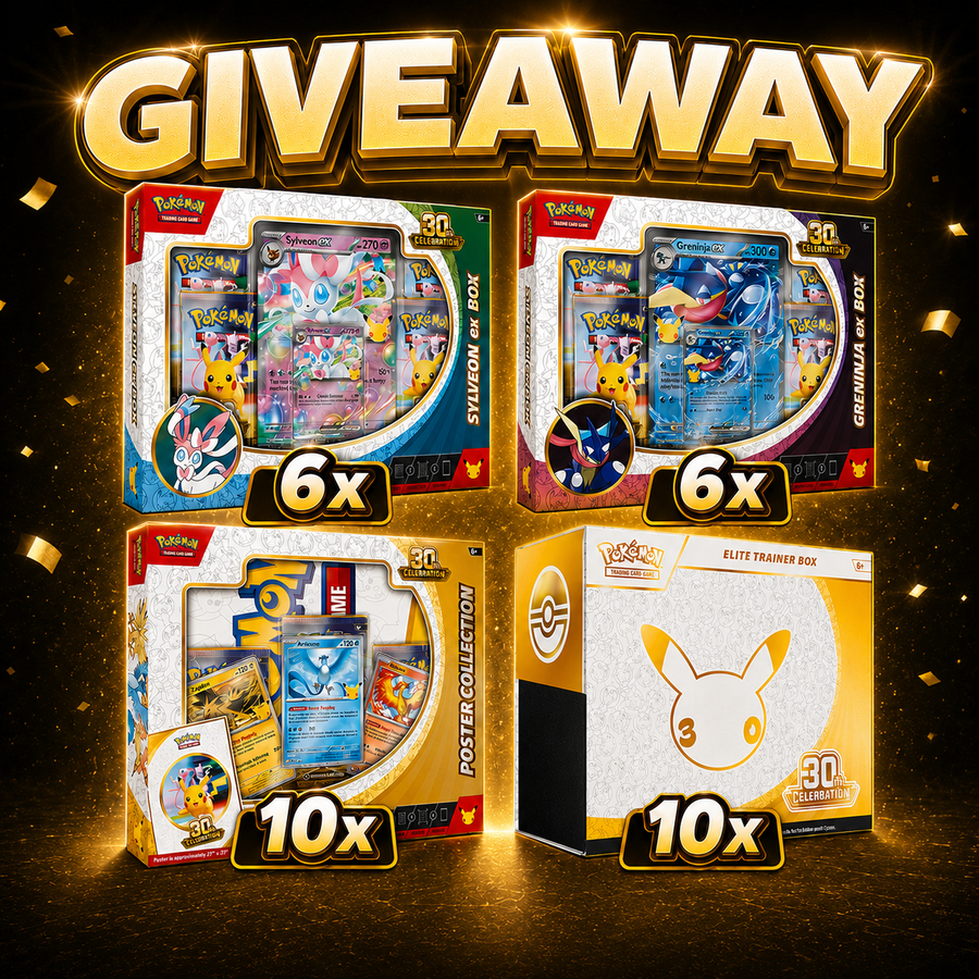 Pokémon monthly giveaway prizes