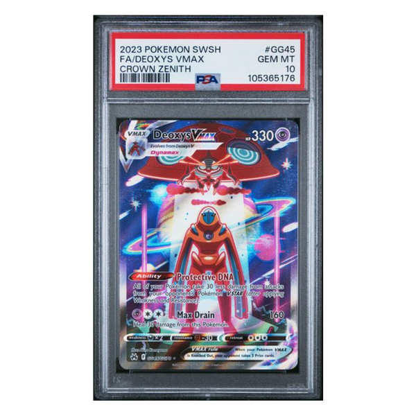 Deoxys Vmax FA Crown Zenith #GG45 PSA 10 - Poke-Collect