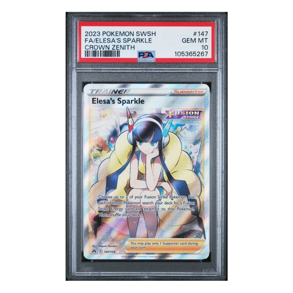Elesa's Sparkle FA Crown Zenith #147 PSA 10 - Poke-Collect