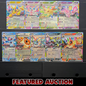 Prismatic Evolutions Stamped Eeveelution Master Set