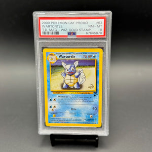 Wartortle Wizards of the Coast Gold Stamp Promo #63 PSA 8