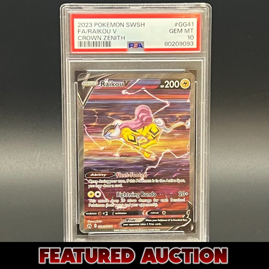 Raikou V - Galarian Gallery - PSA 10