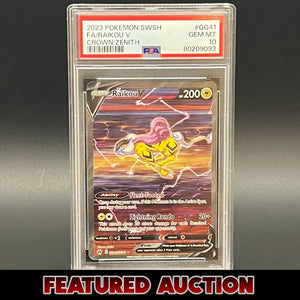 Raikou V - Galarian Gallery - PSA 10