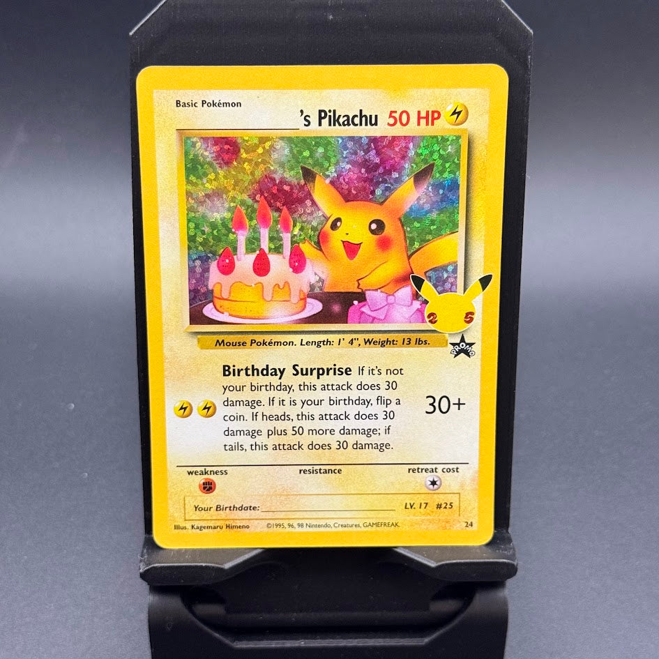 Birthday Pikachu Celebrations (Holo Bleed)