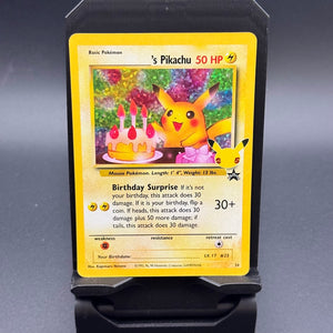 Birthday Pikachu Celebrations (Holo Bleed)