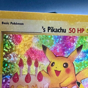Birthday Pikachu Celebrations (Holo Bleed)