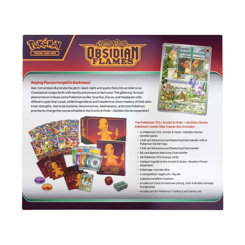 Scarlet & Violet: Obsidian Flames Elite Trainer Box Box - Poke-Collect