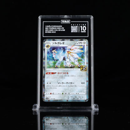 Solgaleo Prism Holo 25th Anniversary 016/028 TAG Pristine 10