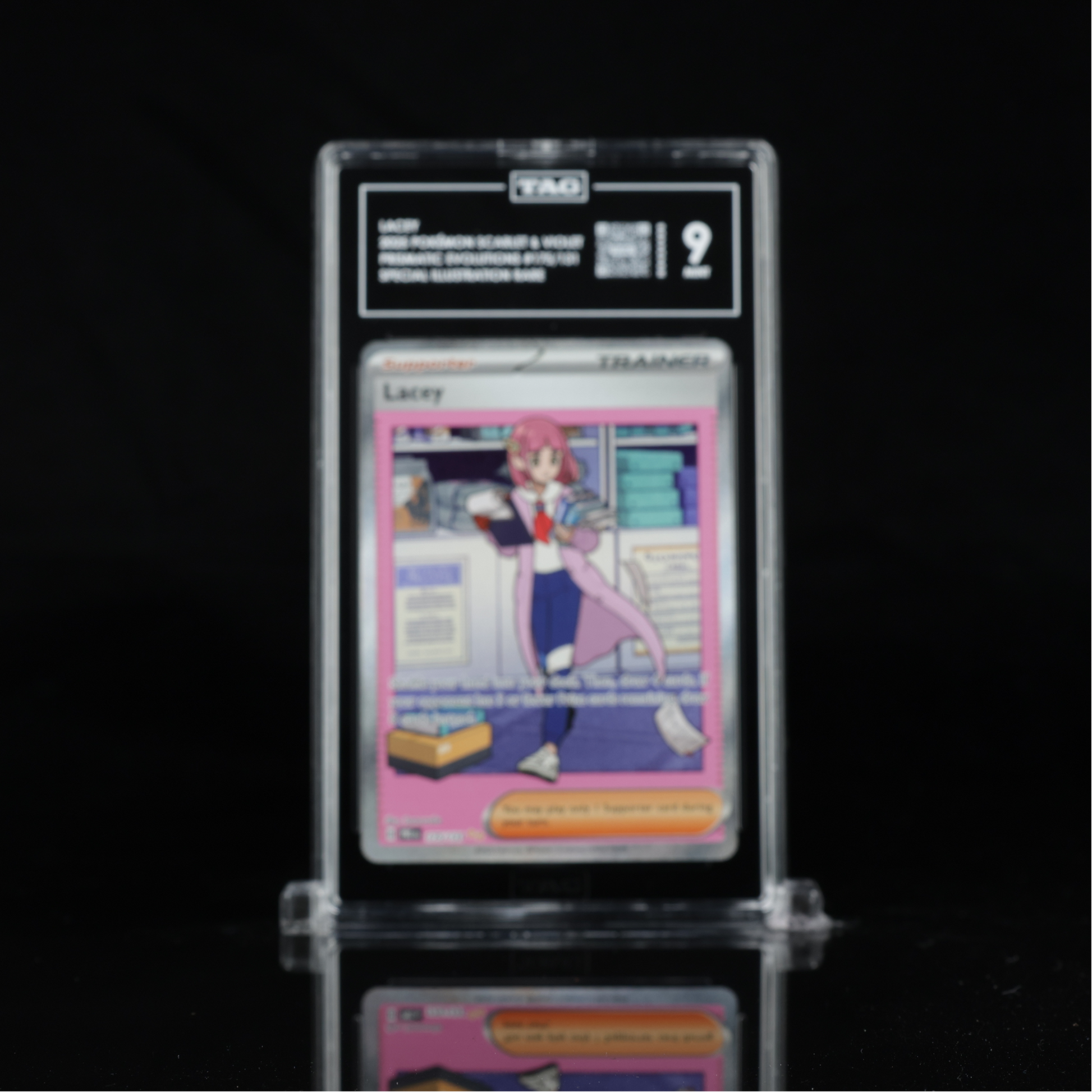 Lacey SIR #175 Prismatic Evolutions TAG 9 - Poke-Collect
