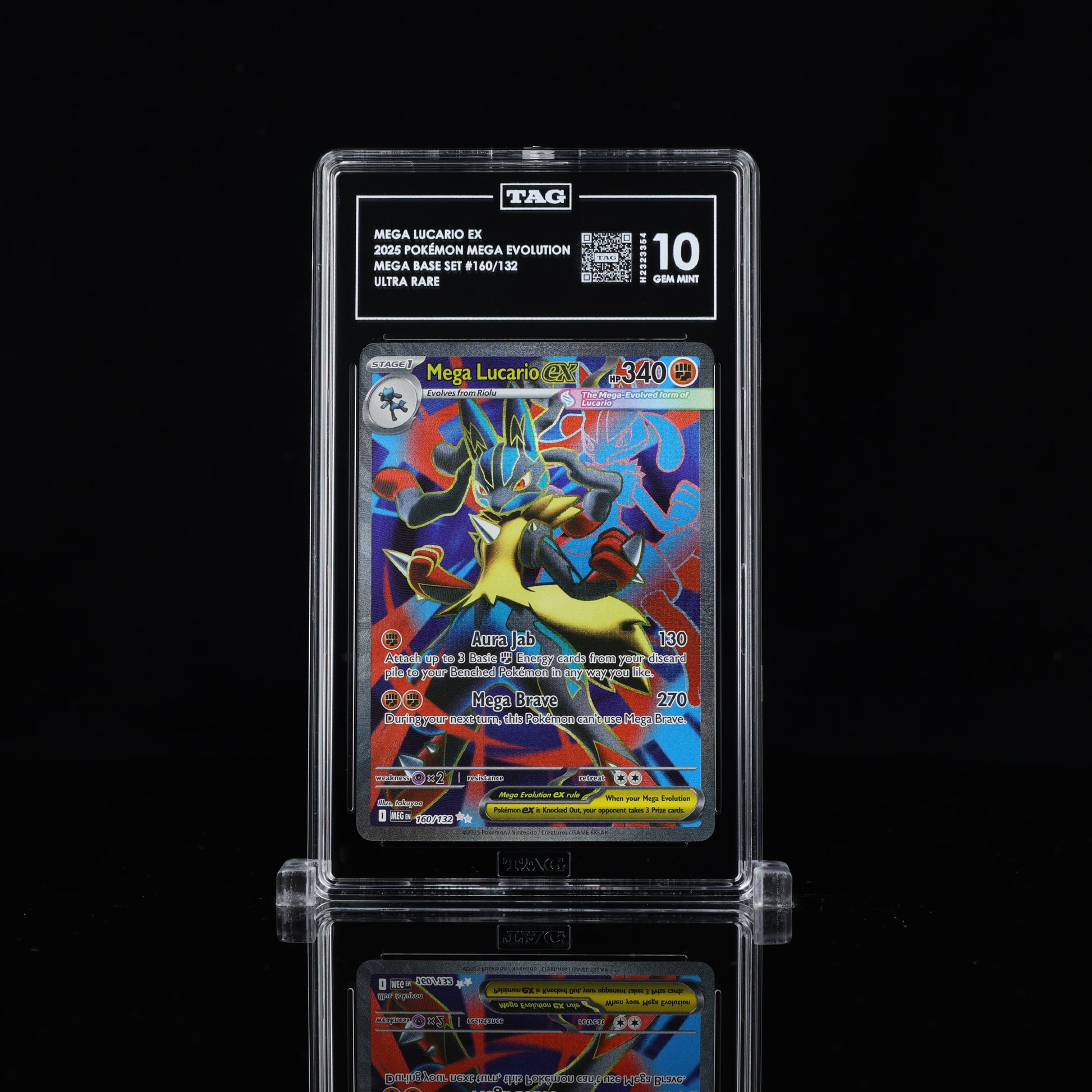 Mega Lucario EX #160 Mega Evolution TAG 10 - Poke-Collect