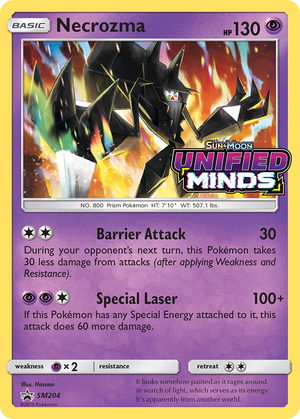 Necrozma SM204/248 - SM Black Star Promos Holofoil - Poke-Collect