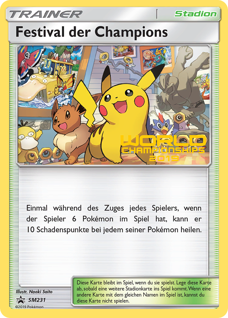 Champions Festival - SM231 (World Championships 2019) SM231/248 - SM Promos - Poke-Collect