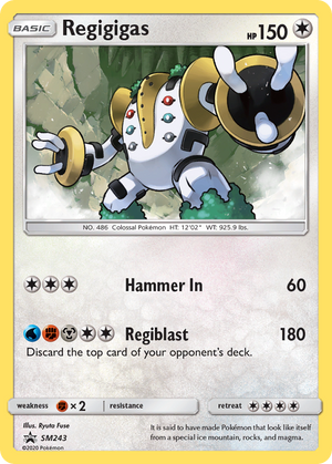 Regigigas SM243/248 - SM Black Star Promos Holofoil - Poke-Collect