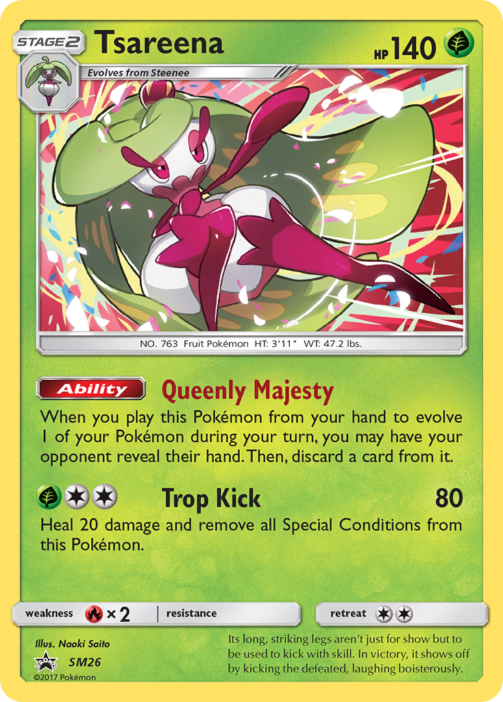 Tsareena SM26/248 - SM Black Star Promos Holofoil - Poke-Collect