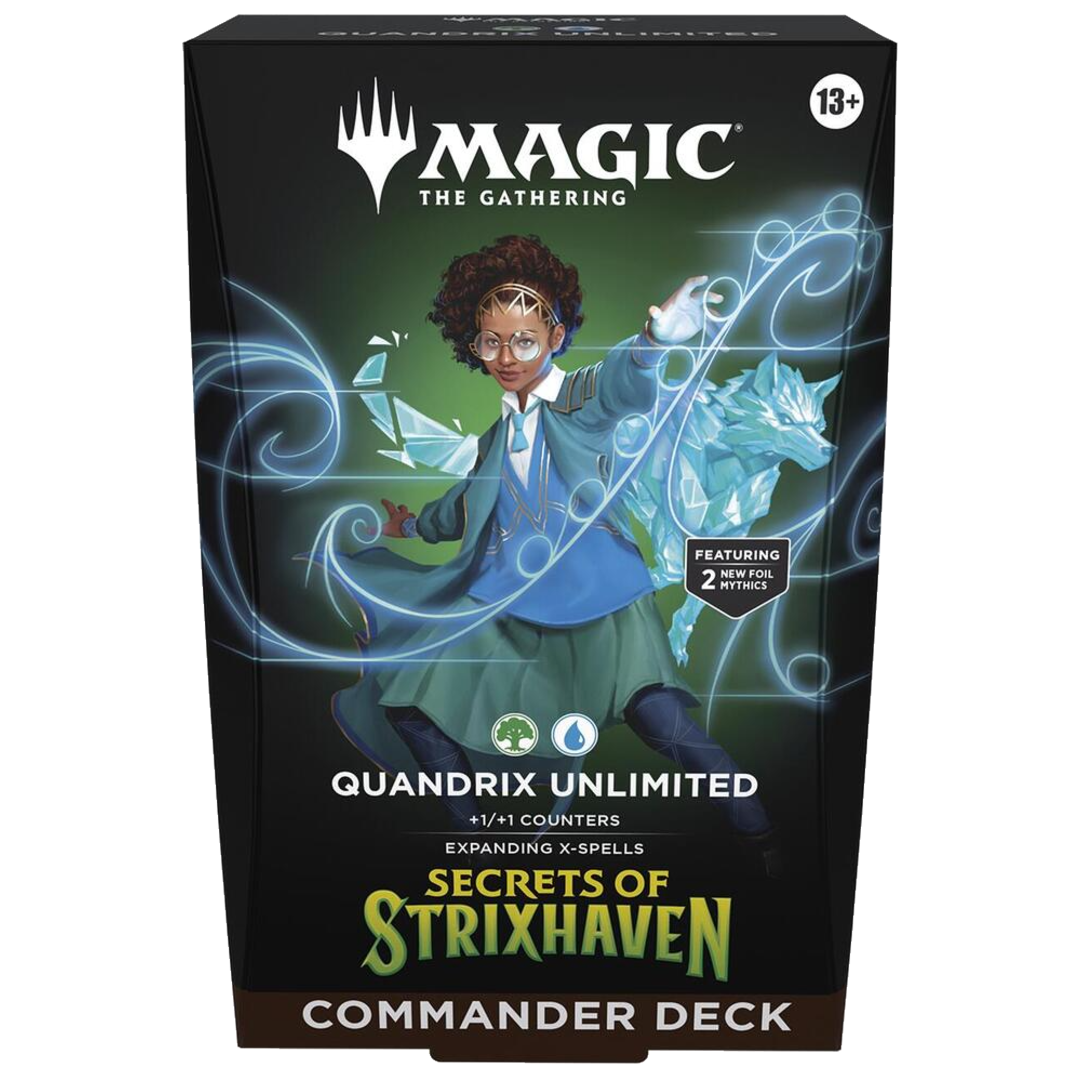 Magic the Gathering: Secrets of Strixhaven Commander Deck - Quandrix Unlimited - Poke-Collect