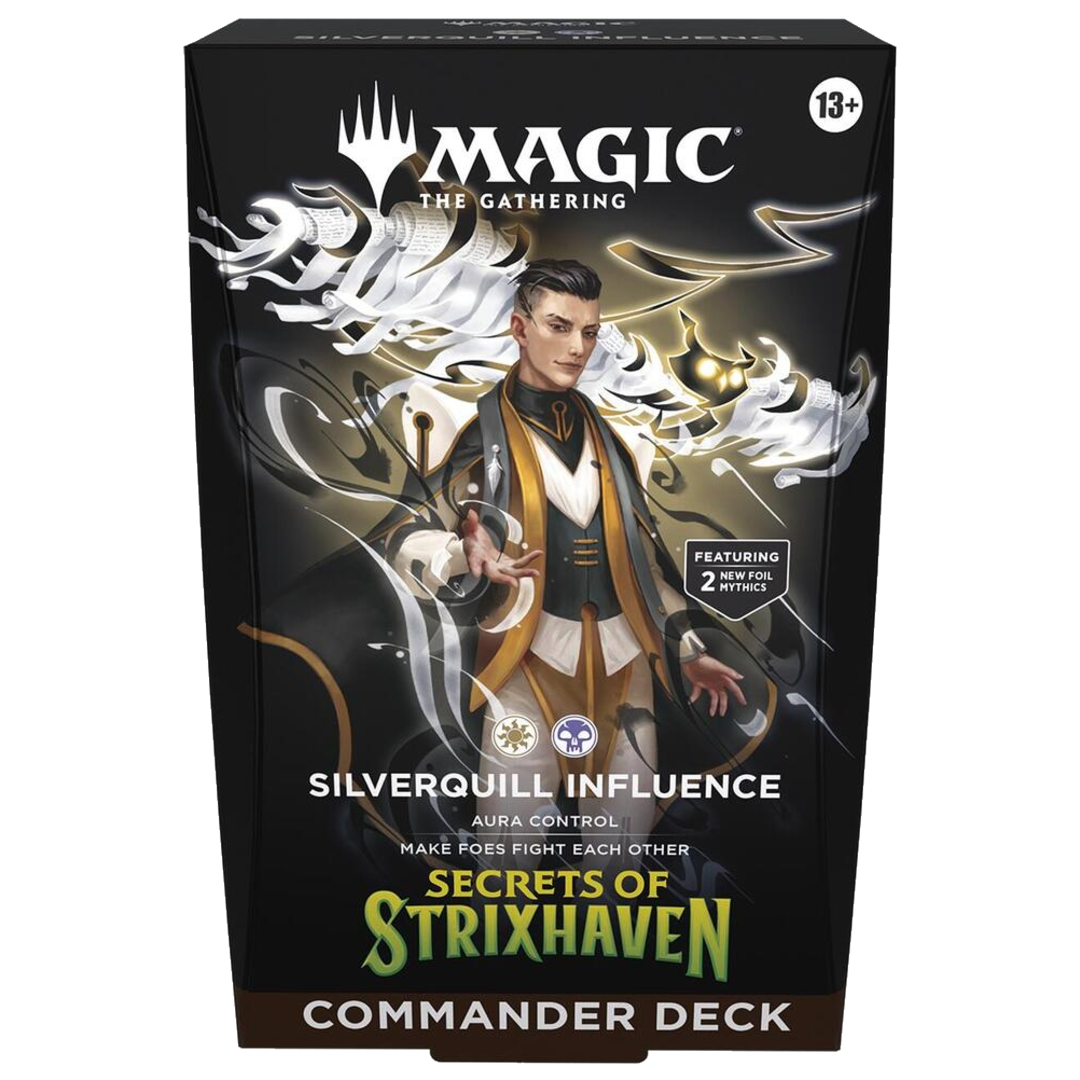 Magic the Gathering: Secrets of Strixhaven Commander Deck - Silverquill Influence - Poke-Collect