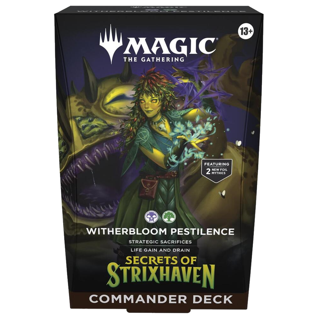 Magic the Gathering: Secrets of Strixhaven Commander Deck - Witherbloom Pestilence - Poke-Collect