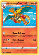 Special Delivery Charizard SWSH075/307 - SWSH Black Star Promos Holofoil - Poke-Collect