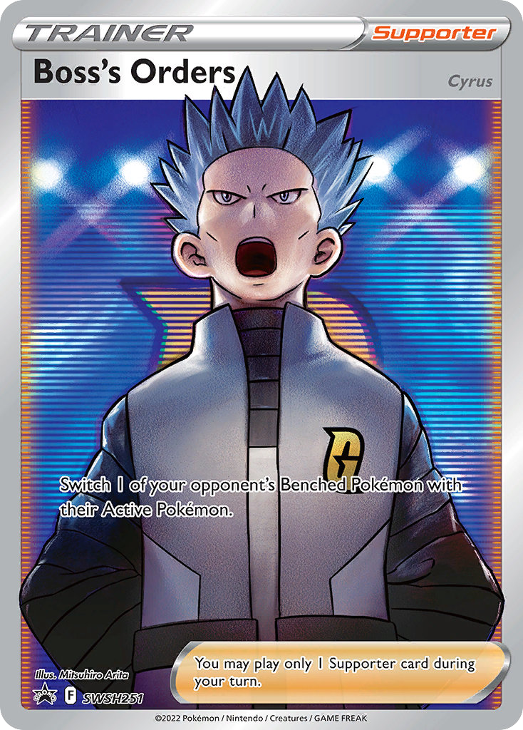 Boss's Orders SWSH251/307 - SWSH Black Star Promos Holofoil - Poke-Collect
