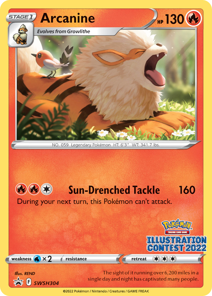 Arcanine SWSH304/307 - SWSH Black Star Promos - Poke-Collect