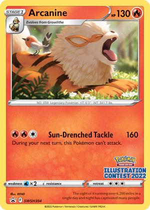Arcanine SWSH304/307 - SWSH Black Star Promos - Poke-Collect