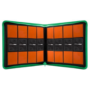 Ultra Pro PRO Binder: 12-Pocket Zippered - Green - Poke-Collect