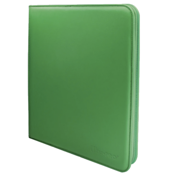 Ultra Pro PRO Binder: 12-Pocket Zippered - Green - Poke-Collect