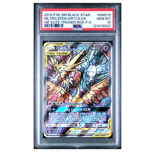 Moltres & Zapdos & Articuno GX Tag Team Promo #SM210 PSA 10