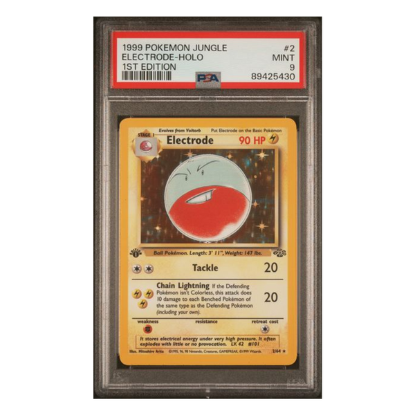 Electrode Holo Jungle First Edition #2 PSA 9 - Poke-Collect