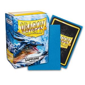 Dragon Shield Sleeves: Standard Matte Dual 100 Count - SAPPHIRE - Poke-Collect