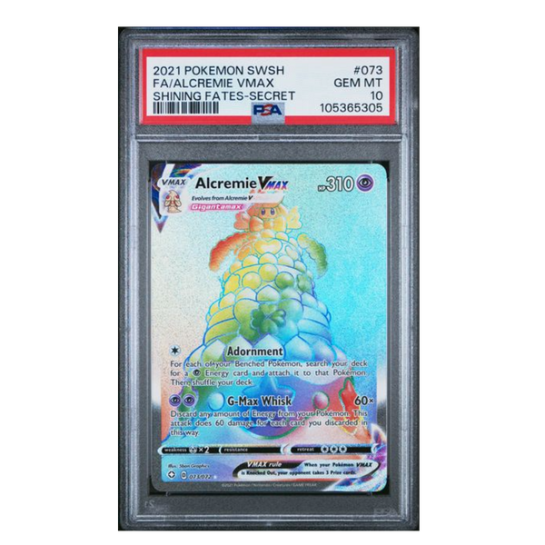 Alcremie VMAX Shining Fates #073  PSA 10 - Poke-Collect