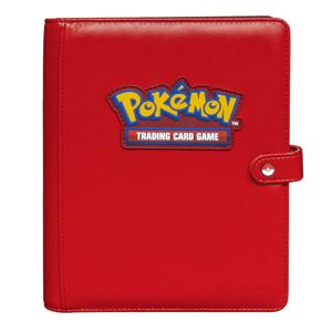 Ultra Pro Premium Snap Binder 4-Pocket Pokemon - RED - Poke-Collect