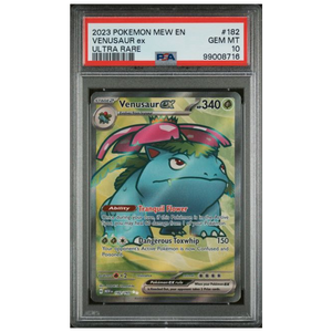 Venusaur ex 151 ENG #182 PSA 10