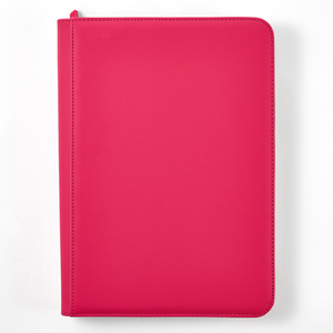 Arcane Fortress Binder: 9-Pocket- Solid Color- Pink - Poke-Collect