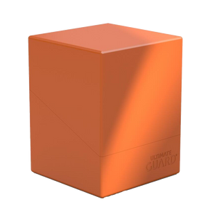 Boulder Deck Case 100+ - SOLID ORANGE - Ultimate Guard Deck Boxes - Poke-Collect